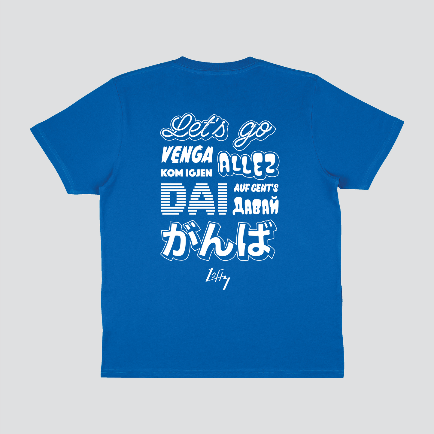 Do You Speak My Language Tee - Blue