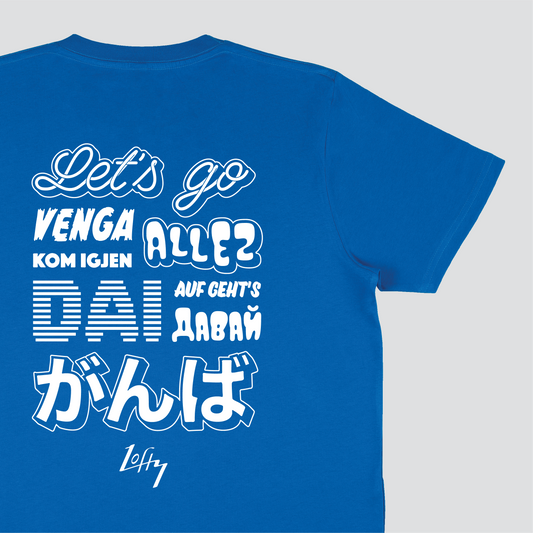 Do You Speak My Language Tee - Blue